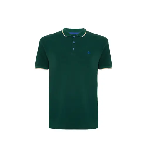Dudalina Camisa Polo Masc MC Piquet Copa Verde Escuro (2601) (30)