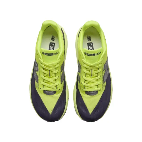 New Balance Tênis Masculino Fuelcell Rebel V5 Verde/Roxo