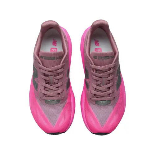 New Balance Tênis Feminino Fuelcell Rebel V5 Rosa Neon/Rosa Escuro