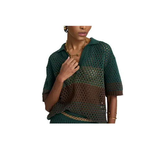 Le Lis Blusa Arantia Listrado Verde (2601) (91)