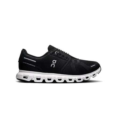On Running Tênis Feminino Cloud 6 Black/White 3WF10060299