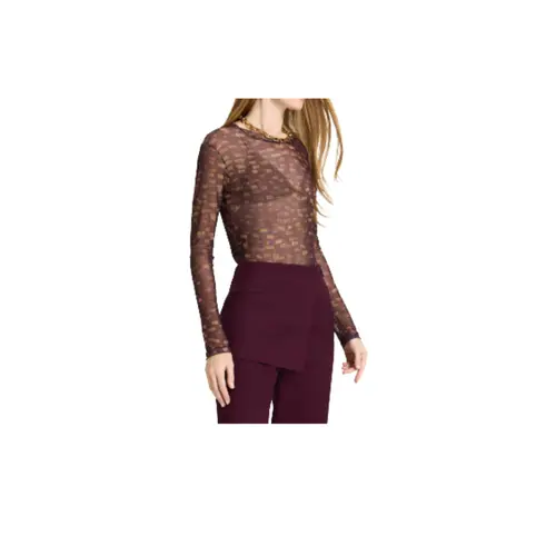 Le Lis Blusa Tule  Estampa Brilho (2601) (94)