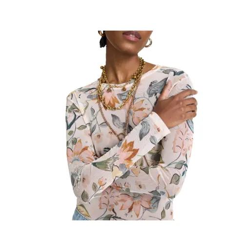 Le Lis Blusa Tule Estampa Mystic (2601) (94)