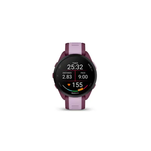 Garmim Smartwatch Com GPS Forerunner 165 Music Cereja/Lilás