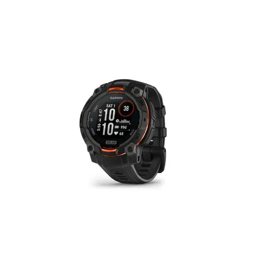 Garmin Smartwatch Com GPS Instinct 3 45mm Solar Preto