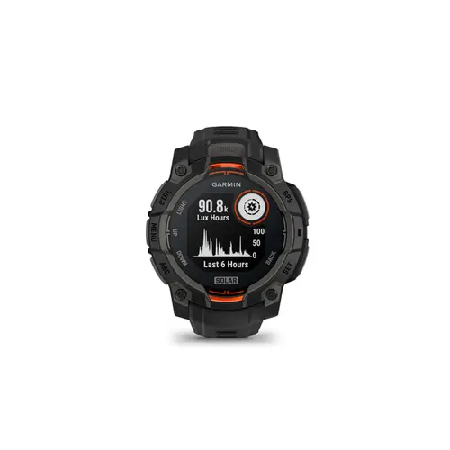 Garmin Smartwatch Com GPS Instinct 3 45mm Solar Preto