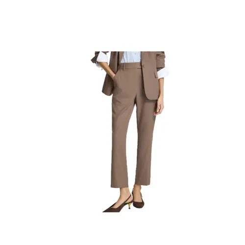Le Lis Calça Skinny Stella II Marrom Claro (2602)