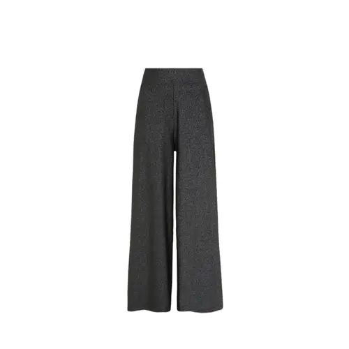 Le Lis Calça Pantalona Luna Preto Com Prata (2402) (09)