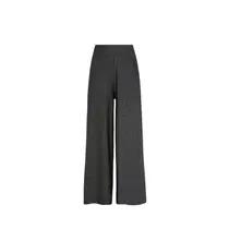 Le Lis Calça Pantalona Luna Preto Com Prata (2402) (09)