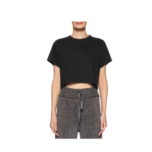 Animale Camiseta Fem Cropped Preto (2401) (0005)