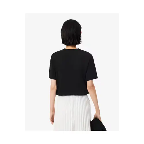 Lacoste T-Shirt Fem  Gola Careca Pima (2501) (031)