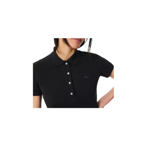 Lacoste Vestido Fem Gola Polo Slim Fit Mini Pique (2202) (031)