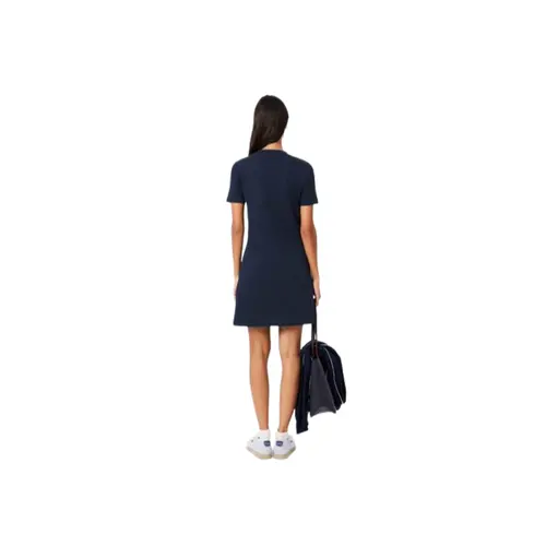 Lacoste Vestido Fem Camisetao Drapeado (2501) (166)