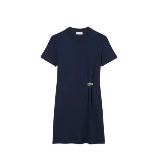 Lacoste Vestido Fem Camisetao Drapeado (2501) (166)