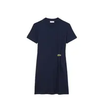 Lacoste Vestido Fem Camisetao Drapeado (2501) (166)