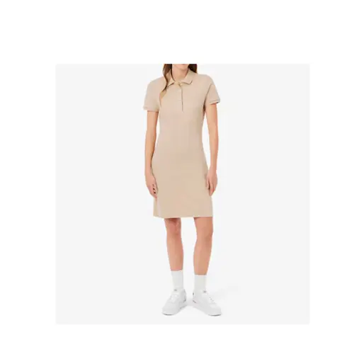 Lacoste Vestido Fem Gola Polo Slim Fit Mini Pique (2601) (X6F)