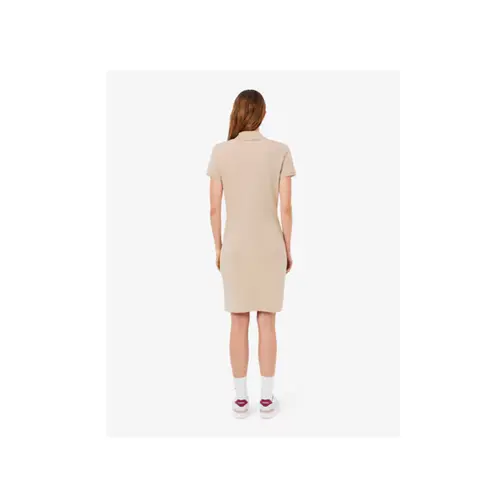 Lacoste Vestido Fem Gola Polo Slim Fit Mini Pique (2601) (X6F)