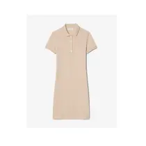 Lacoste Vestido Fem Gola Polo Slim Fit Mini Pique (2601) (X6F)