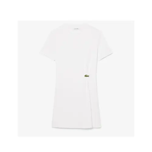 Lacoste Vestido Fem Camisetâo Drapeado (2501) (001)