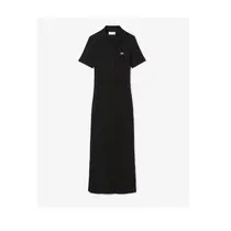 Lacoste Vestido Fem Gola Polo Midi Mc Rib Reto (2501) (031)