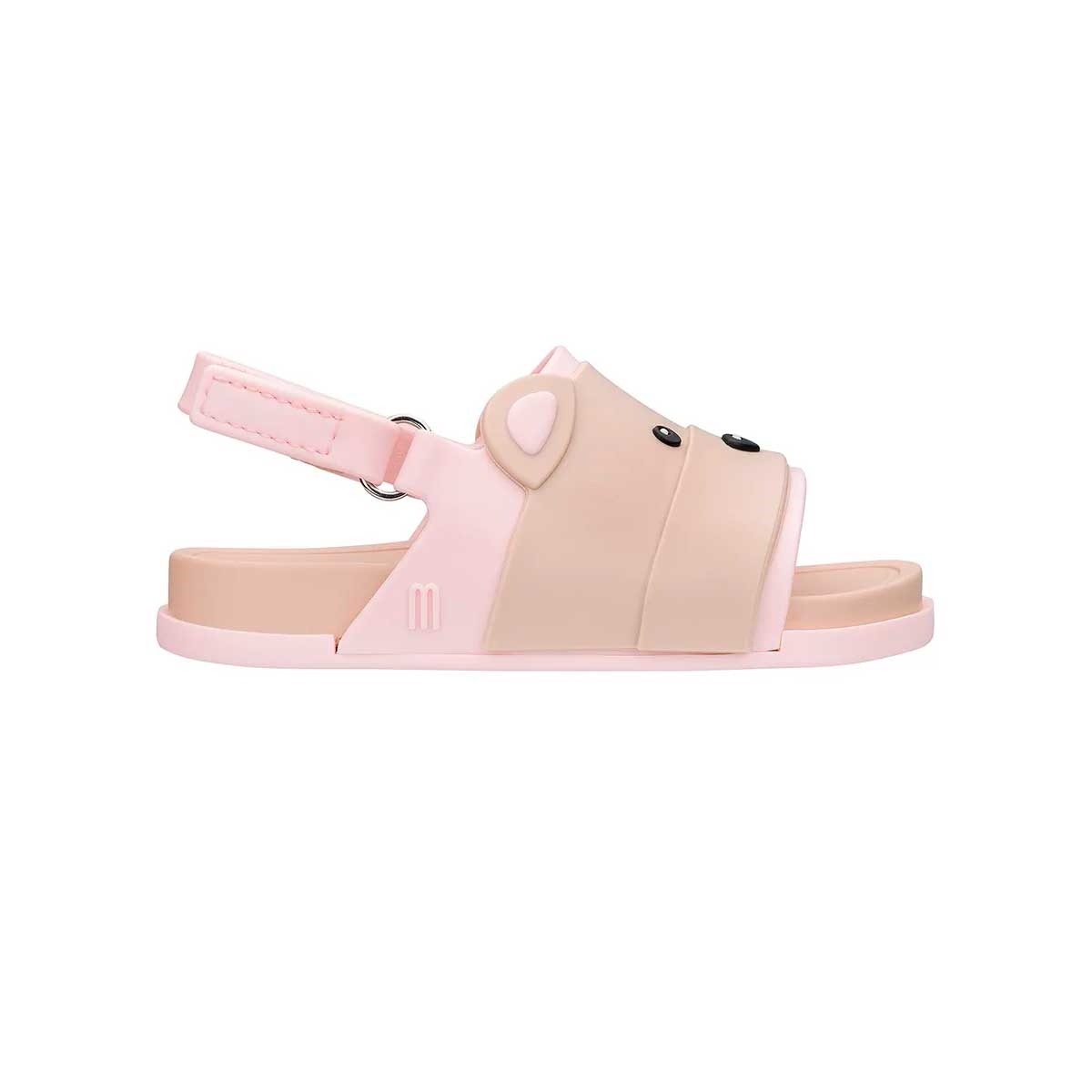 Mini melissa beach 2025 slide sandal bear