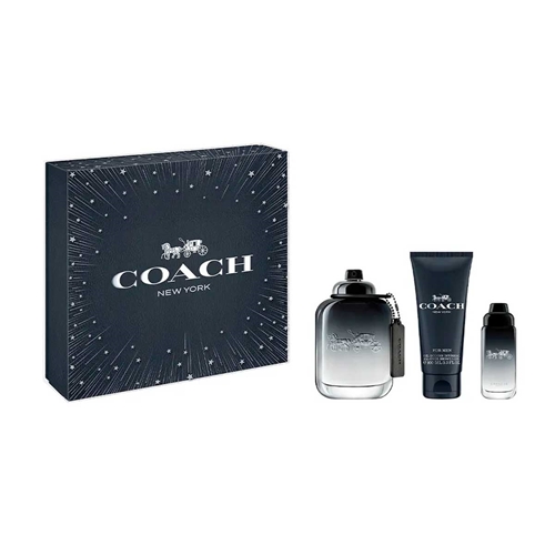 Coffret Coach For Men Eau de Toilette 100ml + Gel de Banho 100ml + Mini