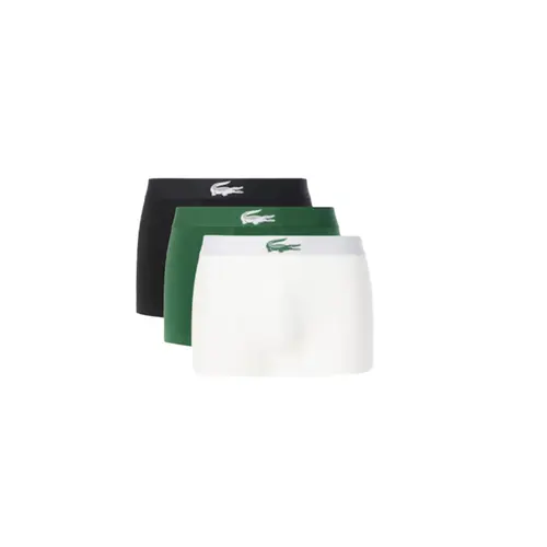 Lacoste Kit 3 Cuecas Boxer Curto Masc (2601) (ZJ2)