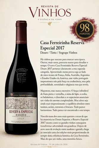 Casa Ferreirinha Vinho Reserva Especial Douro 750ml Portugal 2017