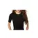 Animale T-Shirt Básica Tricot Canelado Preto (2601) (0005)