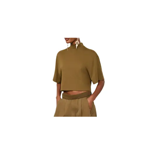Animale Blusa Fem Malha Crepe Verde (2601) (01035)