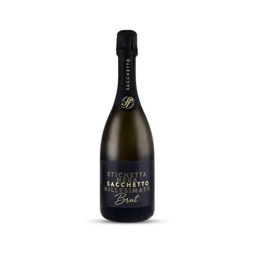 Sacchetto Espumante Millesimato Etichetta Nera Brut 750ml Itália 2024