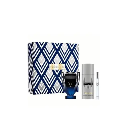 Paco Rabanne Coffret Invictus Victory y Elixir 100ML+DEO 150ML+Miniatura 10ML