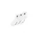On Running Meia Logo Sock Mid 3P Branca 2UF10520069