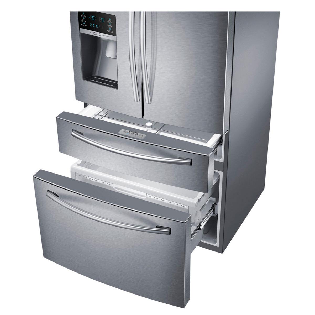 Refrigerador Samsung French Door RF28HM Inox 606 litros Gaveta Cool
