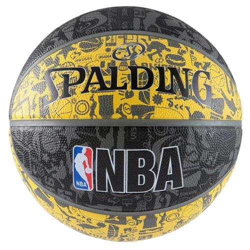 Bola Basquete Spalding MVP, preto e amarelo, 7