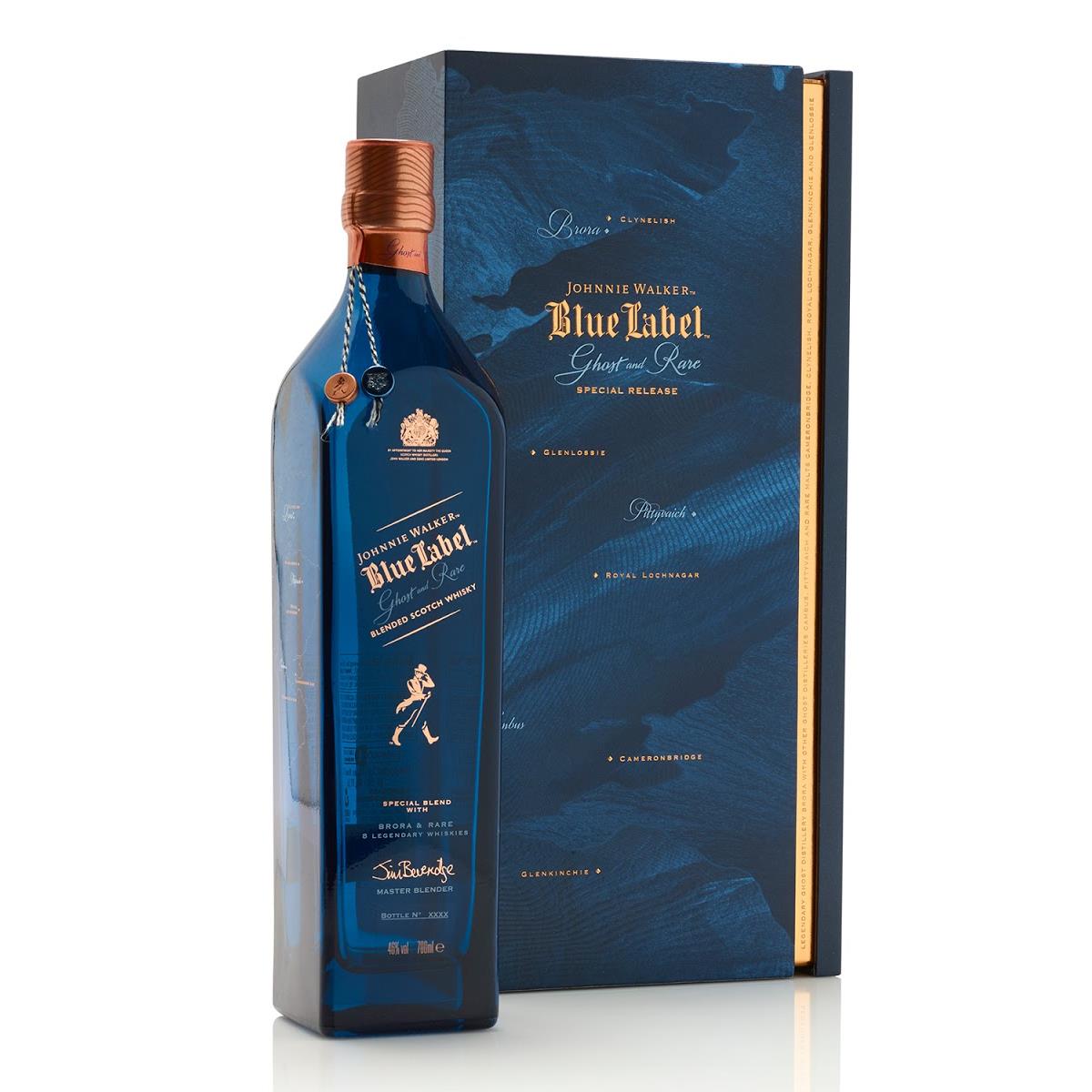 Whisky Johnnie Walker Blue Label Ghost and Rare 750 ml