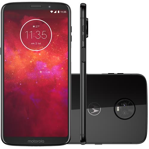 smartphone motorola xt1929 moto z3 play onix 128gb