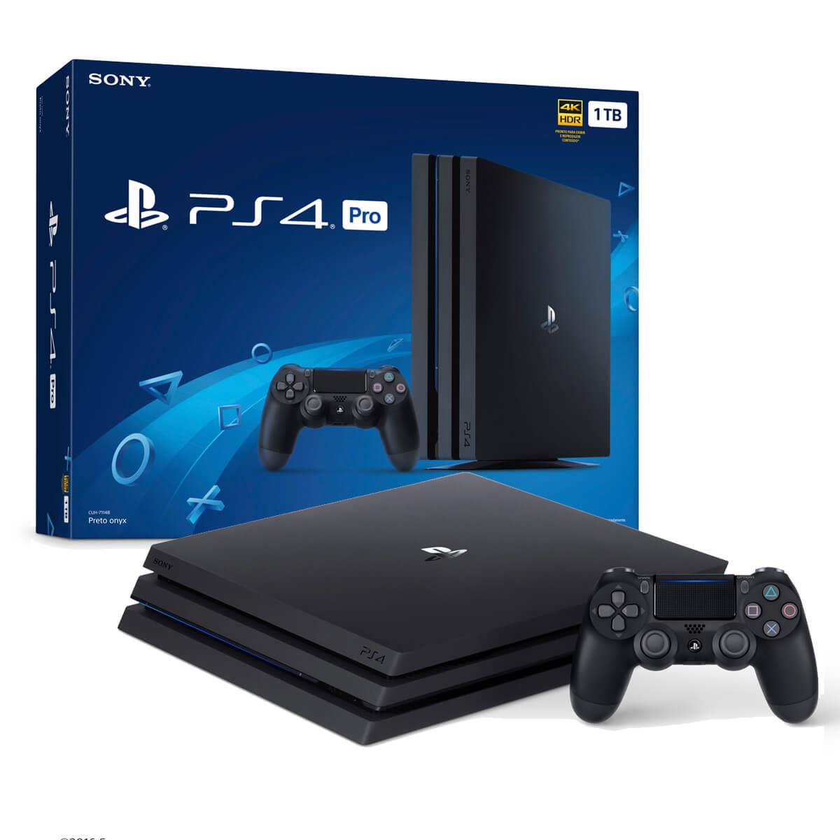 CONSOLE SONY PLAYSTATION 4 PRO MODELO 7115 - Play Informática Pinhais