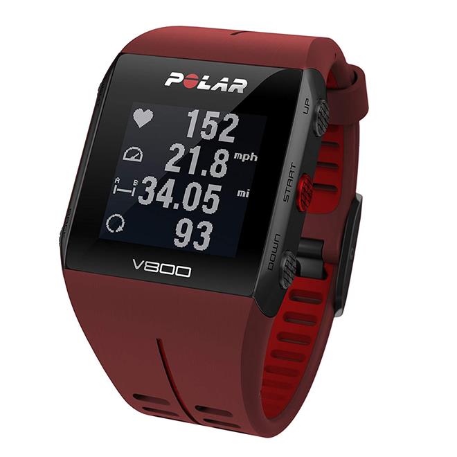 Relógio Esportivo Polar V800 com GPS e Monitor Cardíaco Vermelho