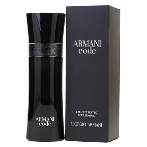 Perfume Armani Black Code Pour Homme Eau de Toilette Masculino 75 ml
