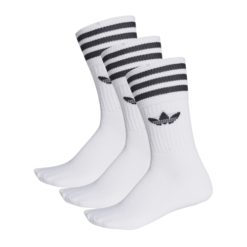 kit meia adidas originals solid crew