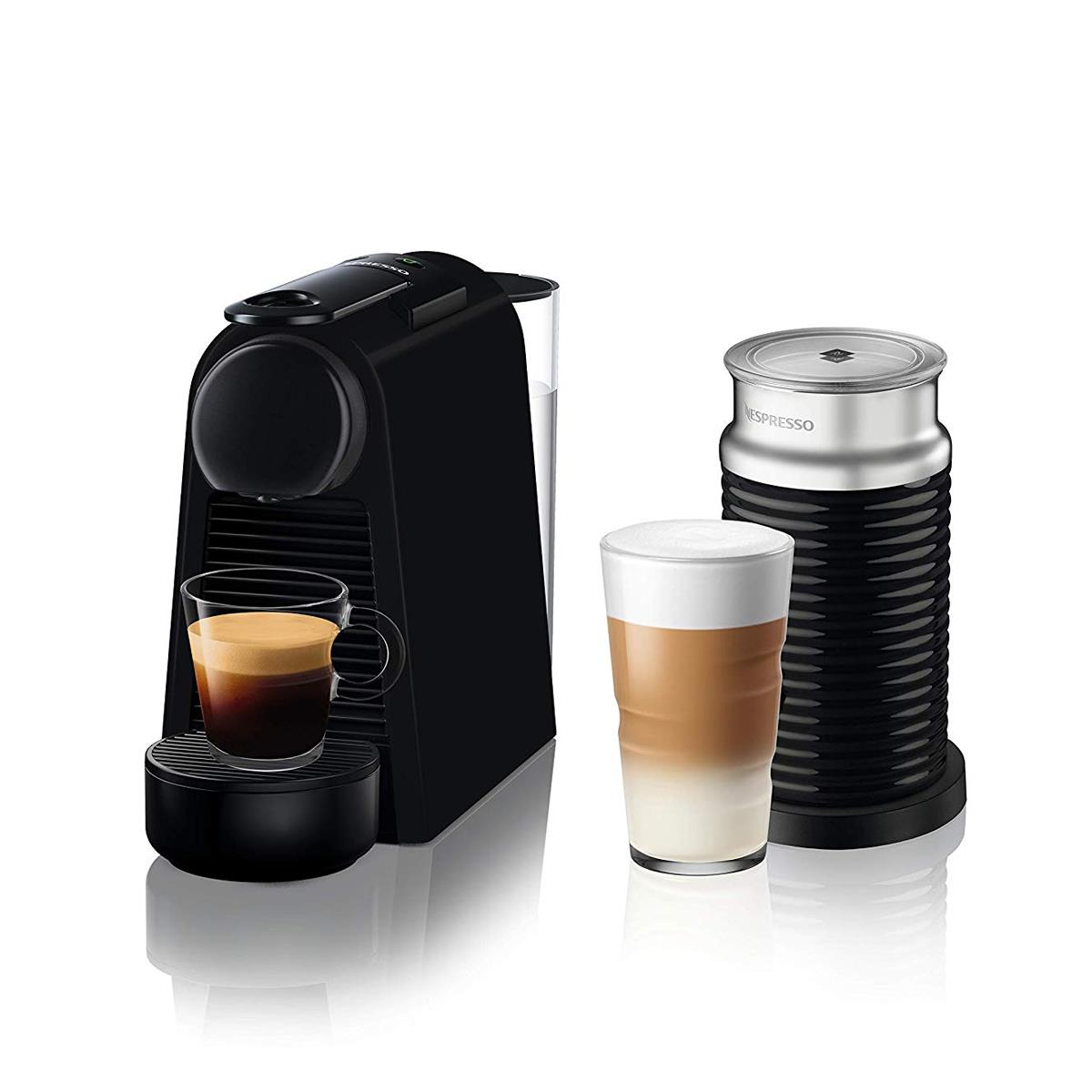 Cafeteira Nespresso Essenza Mini D30 Preta Fosca + Aeroccino