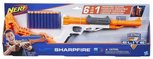 Lançador nerf elite sharpfire n-strike - hasbro A9315 em Promoção