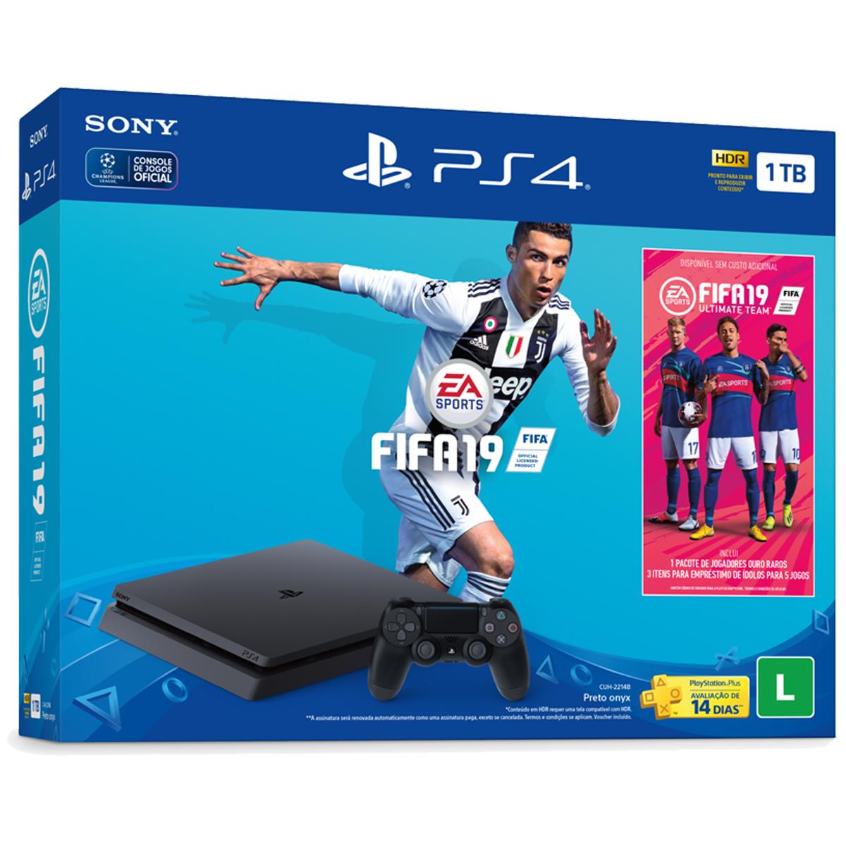 Video game playstation 4 futebol