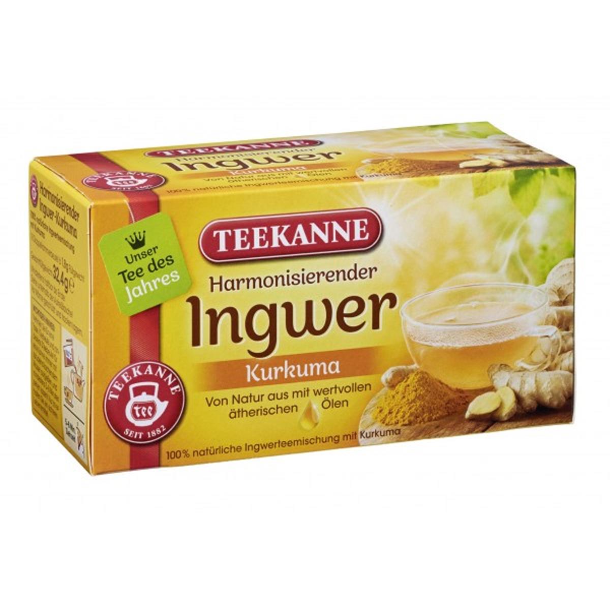 Chá Teekanne Gengibre e Curcuma 18 Unidades