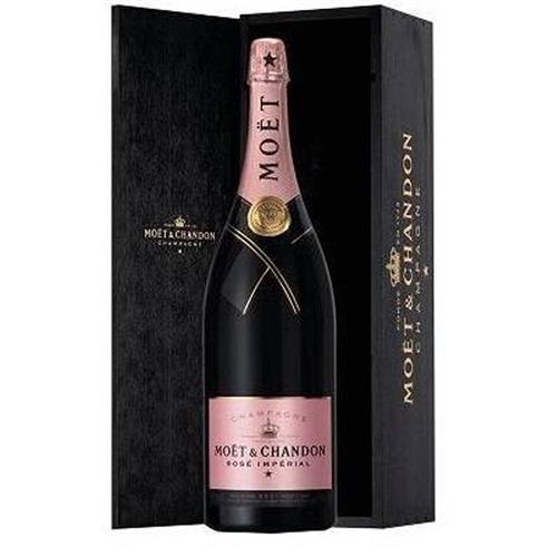Champagne Moët & Chandon Rosé Imperial Jeroboam com Caixa de