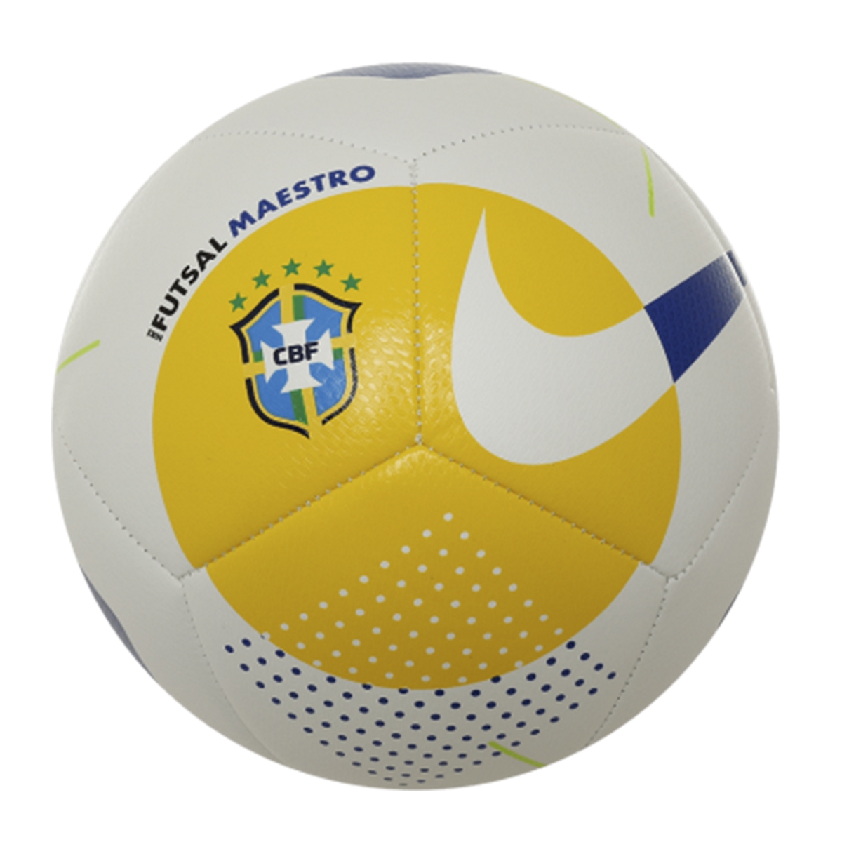 BOLA DE FUTSAL SELECT MIMAS AMARELA BRILHANTE TAM. SENIOR. APROVADA IMS  (NOVO MODELO)