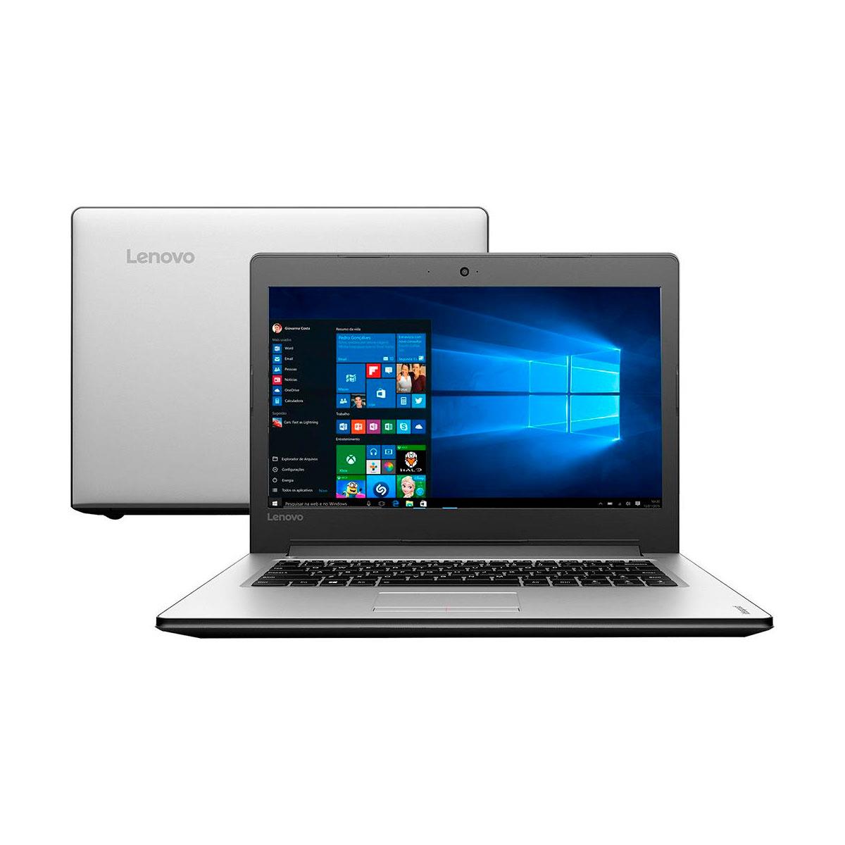 Notebook Lenovo Ideapad 310 14, 4GB, 1TB, Windows 10 e Intel Core