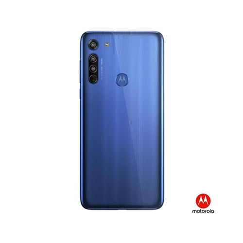 Smartphone Motorola Moto G8 Azul Capri Motorola, com Tela 6,4, 4G, 64GB e  Câmera de