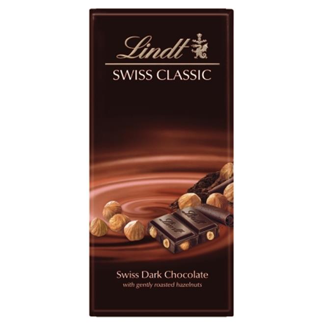 Chocolate Lindt Swiss Classic Dark Hazelnut 100g 8967